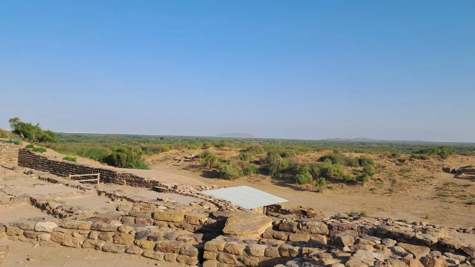 Open desert horizon in Kutch Gujarat