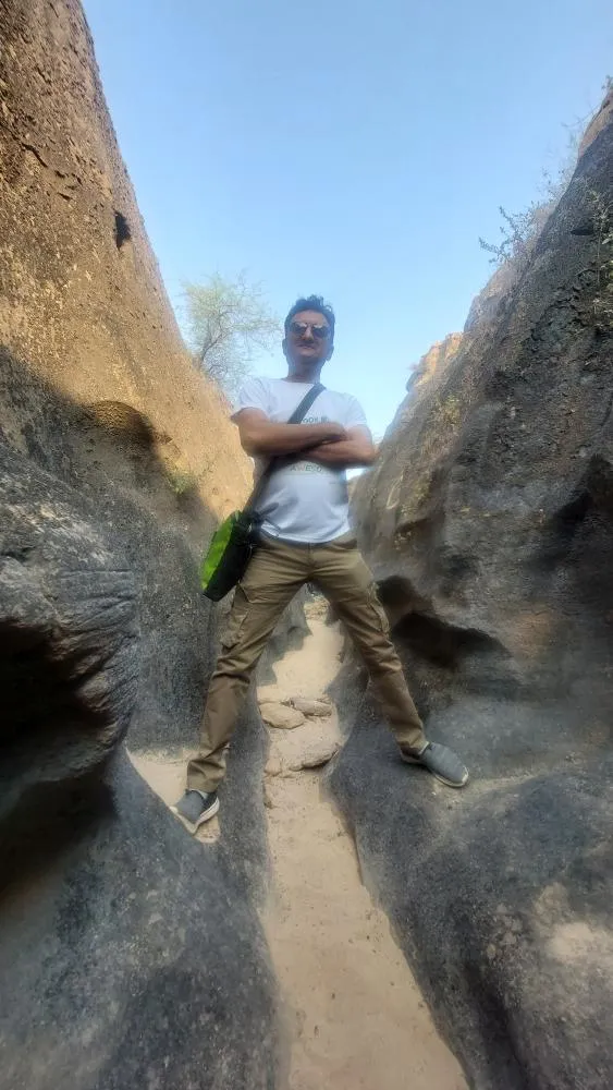 Morning scene in Kutch nature belt