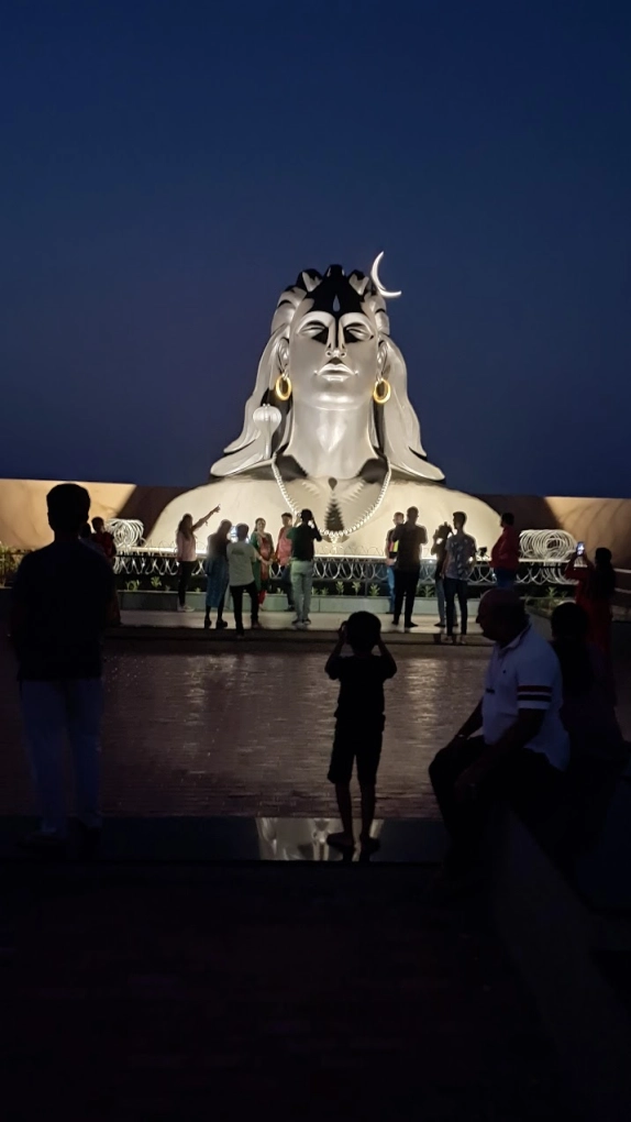 Adiyogi Shiva statue in Kutch Gujarat